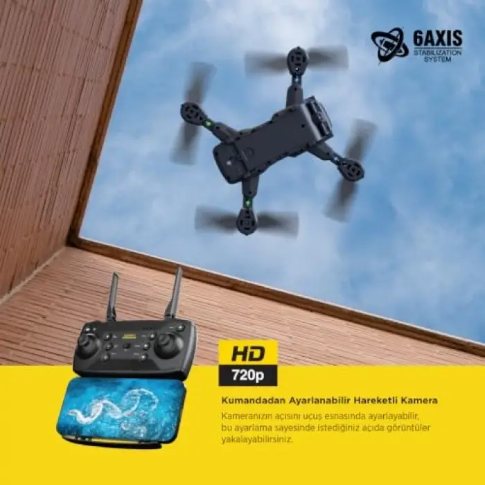 Drones CX036 Skyline Smart Drone 720P Gri