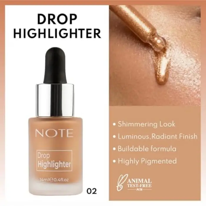 Drop Highlighter Likit Aydınlatıcı 02 Charming Desert