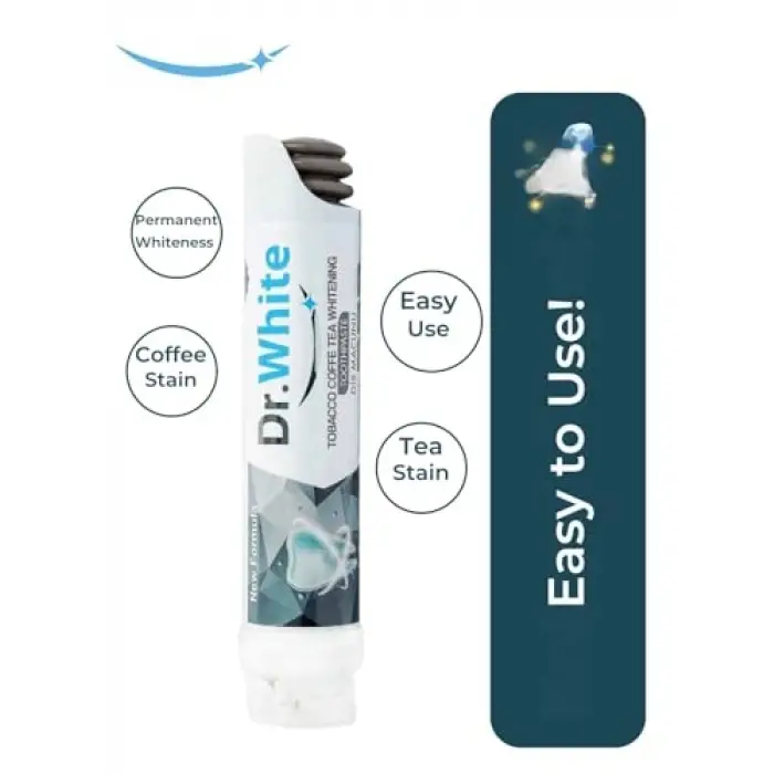 Dr.White Whitening Tobacco,Coffe, Tea Diş Macunu 100 Ml