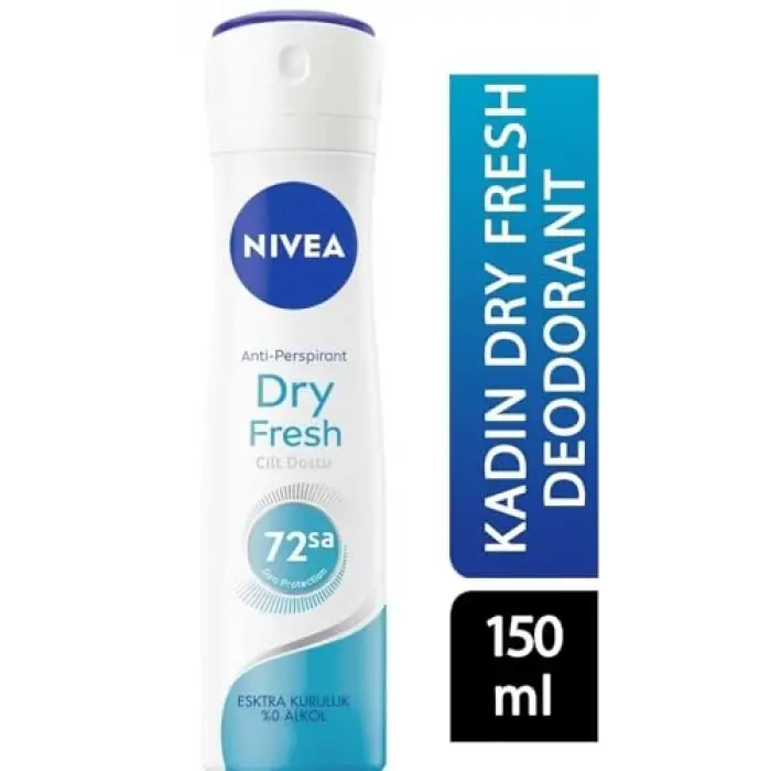 Dry Fresh Kadın Sprey Deodorant, 150 ml