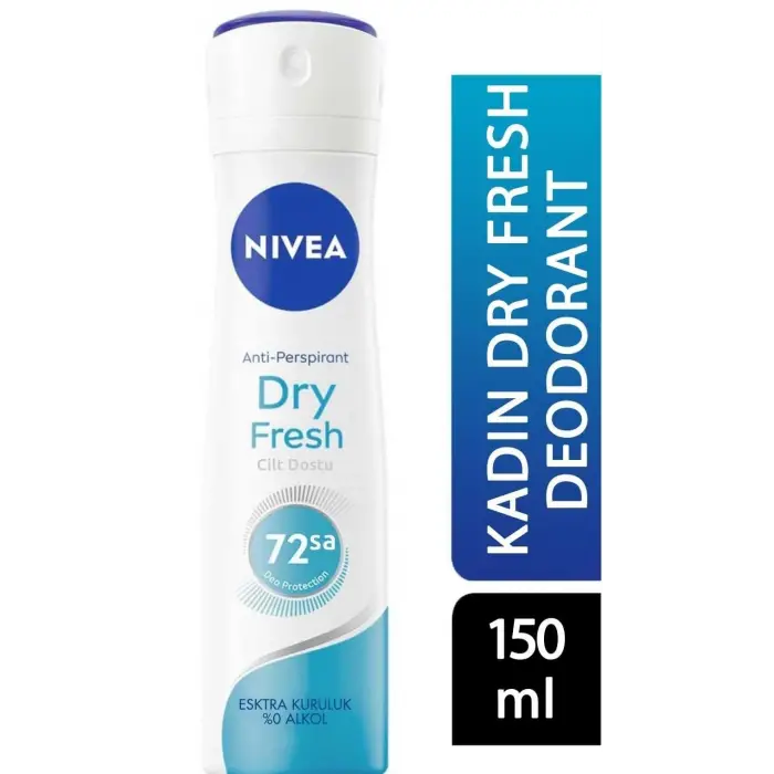 Dry Fresh Kadın Sprey Deodorant, 150 ml