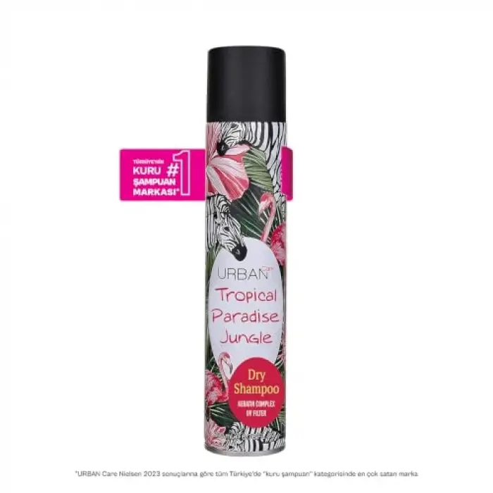 Dry Shampoo Tropical Paradise Jungle, Şampuan (200 ml)