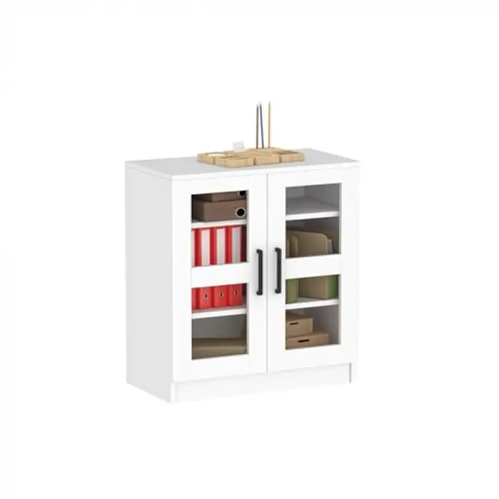 Dsd104-c-beyaz 2 Cam Kapaklı Dosya Dolabı