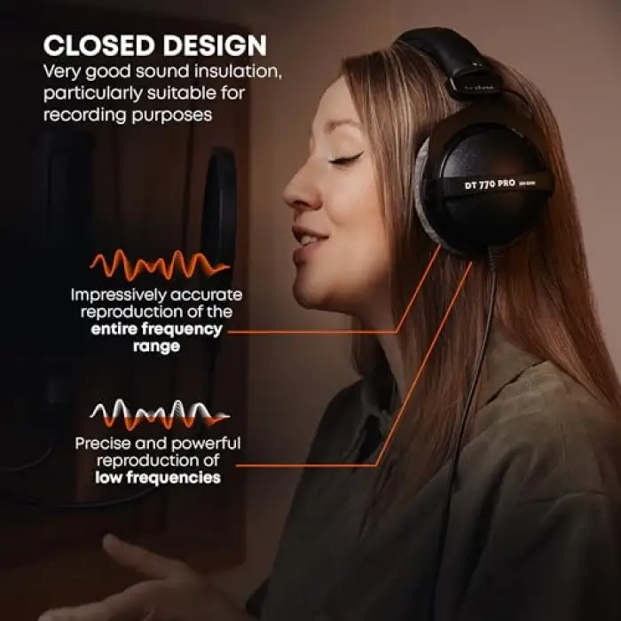 DT-770 Pro-Studio kulak üstü kulaklık, 250 Ohm