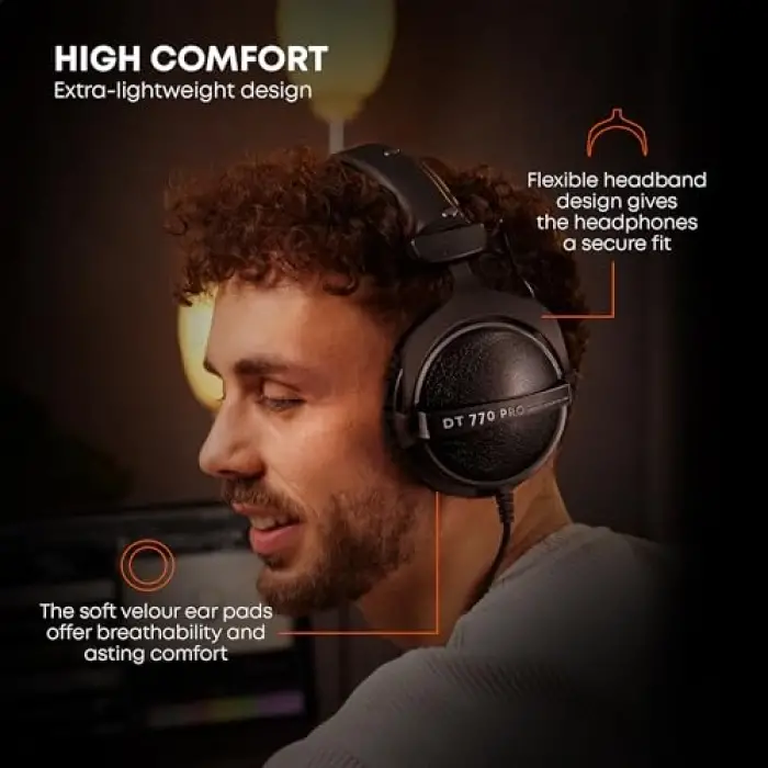 DT-770 Pro-Studio kulak üstü kulaklık, 250 Ohm