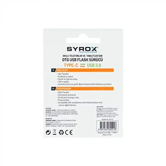 DT13 USB Giriş Type-C Çıkış OTG