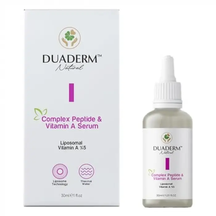 Duaderm Kırışıklık Karşıtı Complex Peptide ve Vitamin A Serum, 30 ml
