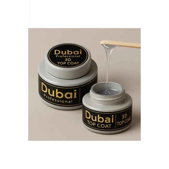 Dubai 3D Top Coat Şeffaf, 15 g