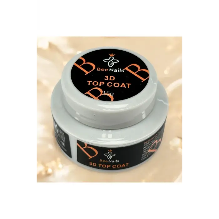 Dubai 3D Top Coat Şeffaf, 15 g