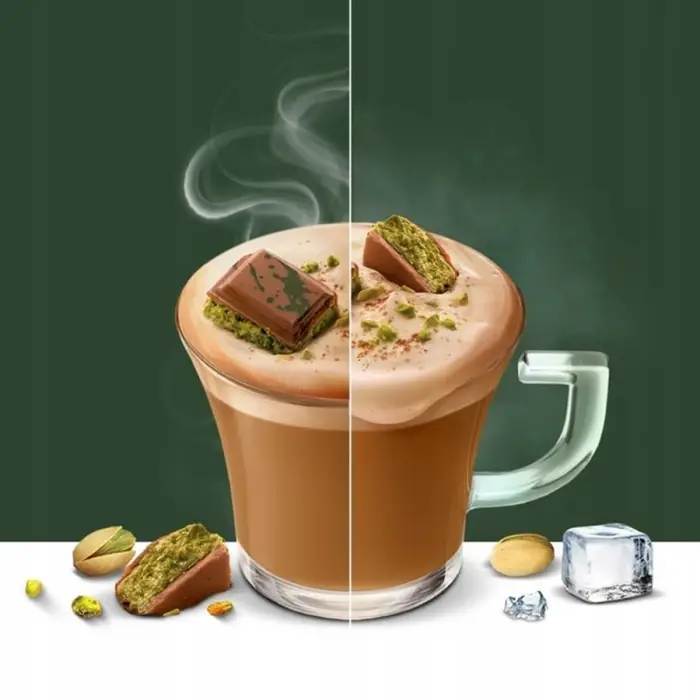 Dubai Chocolate Style Cappuccino