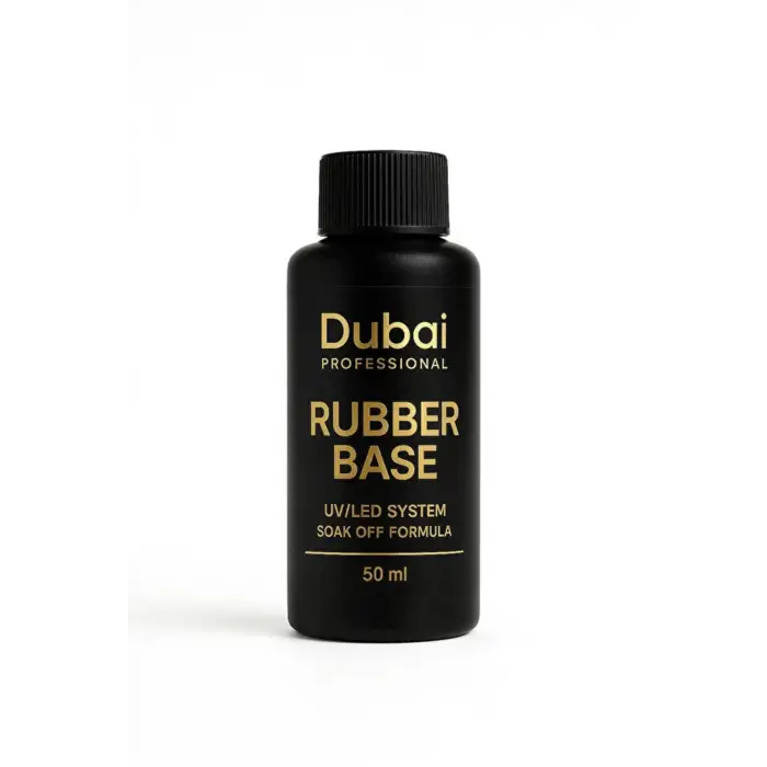 Dubai Professional Rubber Base ve Top Coat Beyaz, 50 ml