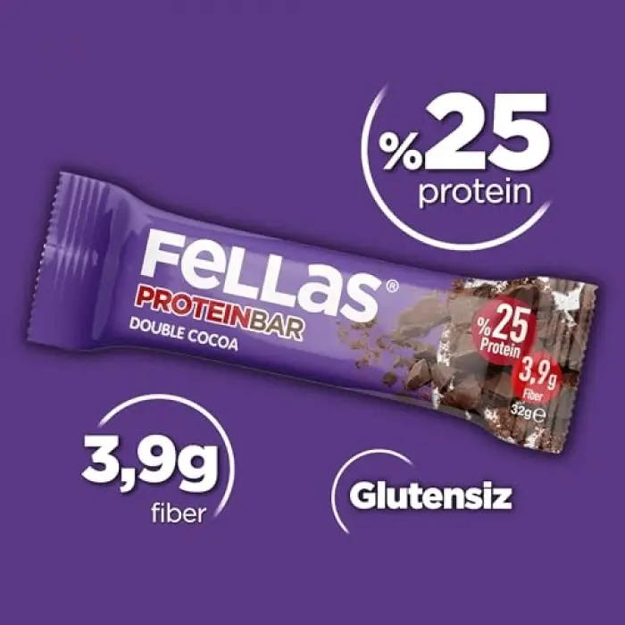 Duble Kakaolu Protein Bar 12 x 32 g