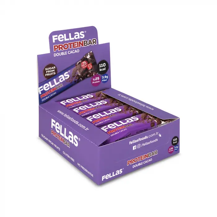 Duble Kakaolu Protein Bar 12 x 32 g