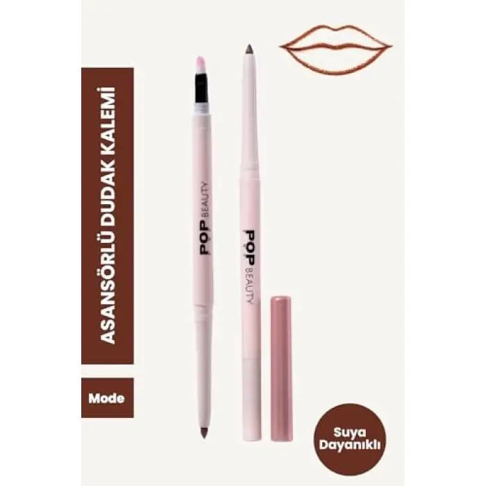 Dudak Kalemi Suya Dayanıklı Asansörlü Waterproof Lipliner - Mode