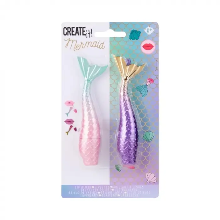Dudak parlatıcısı seti - Pembe Mor - Mermaid
