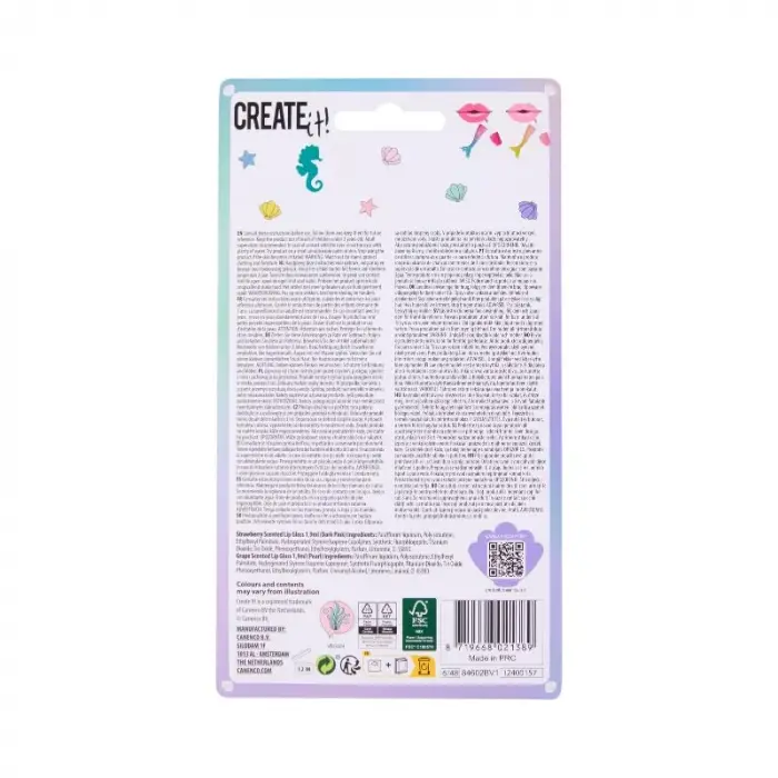 Dudak parlatıcısı seti - Pembe Mor - Mermaid