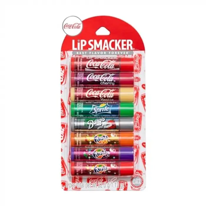 Dudak Smacker Coca-Cola Dudak Balsamı Parti Paketi 8 Adet