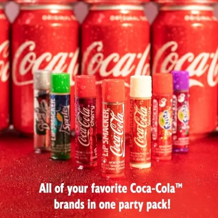 Dudak Smacker Coca-Cola Dudak Balsamı Parti Paketi 8 Adet