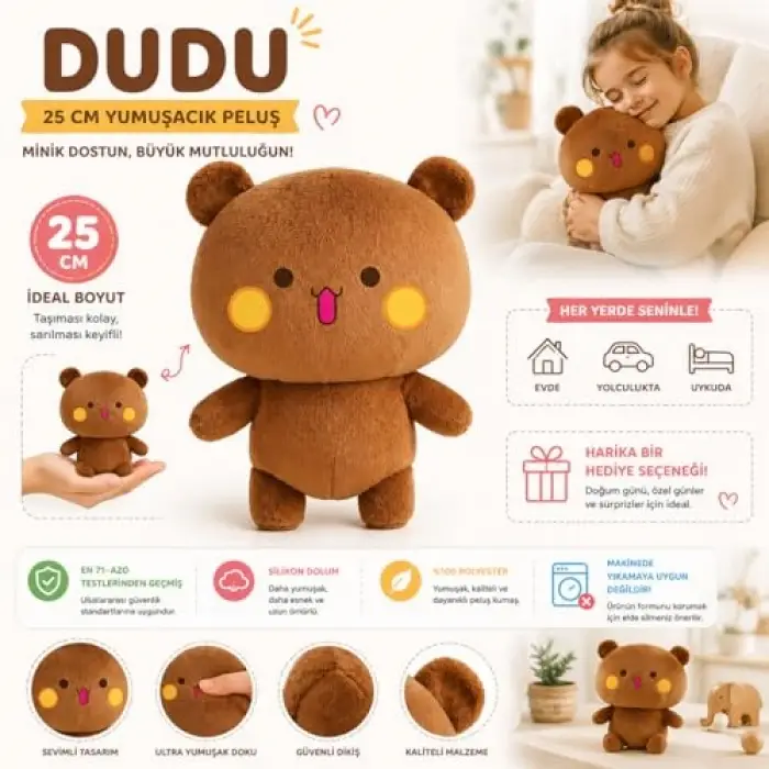 Dudu Bubu ayıcık pelüş oyuncak