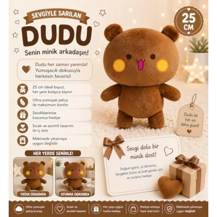 Dudu Bubu ayıcık pelüş oyuncak