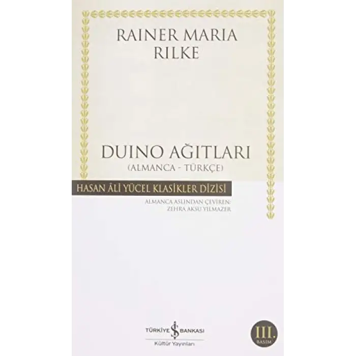 Duino Ağıtları – Almanca-Türkçe Şiir Kitabı