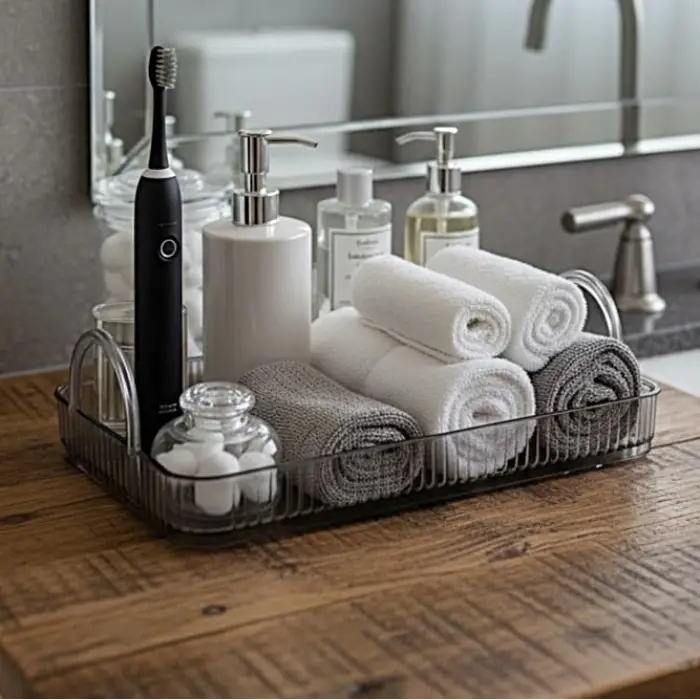 Duman Gri Banyo Rafı ve Organizeri