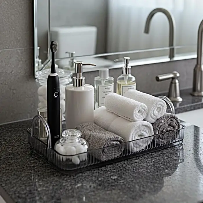 Duman Gri Banyo Rafı ve Organizeri