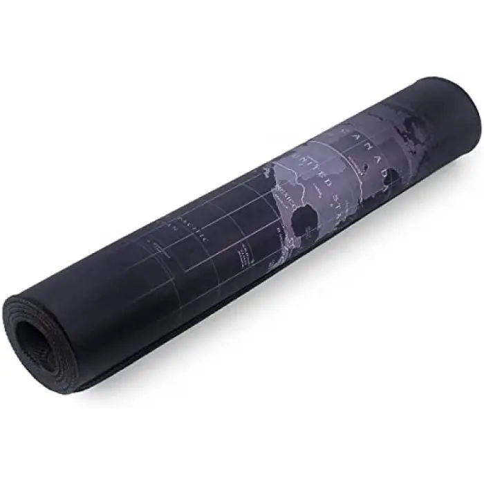 Dünya Haritalı 90x40 Cm Mouse Pad, Dünya Desenli Mouse Pad