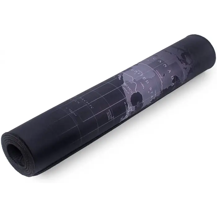 Dünya Haritalı 90x40 Cm Mouse Pad, Dünya Desenli Mouse Pad