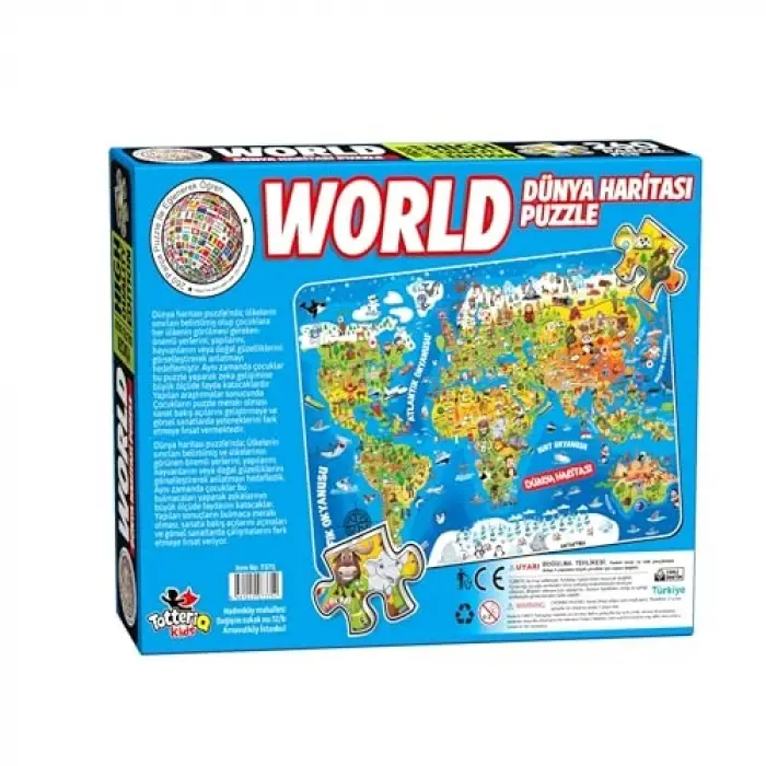 Dünya Haritası Puzzle