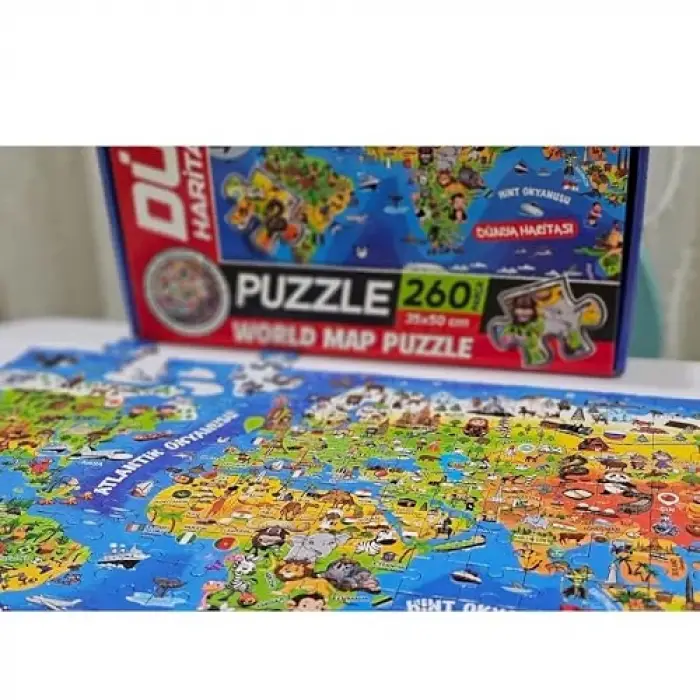 Dünya Haritası Puzzle