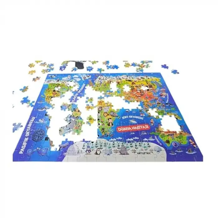 DÜNYA HARİTASI PUZZLE