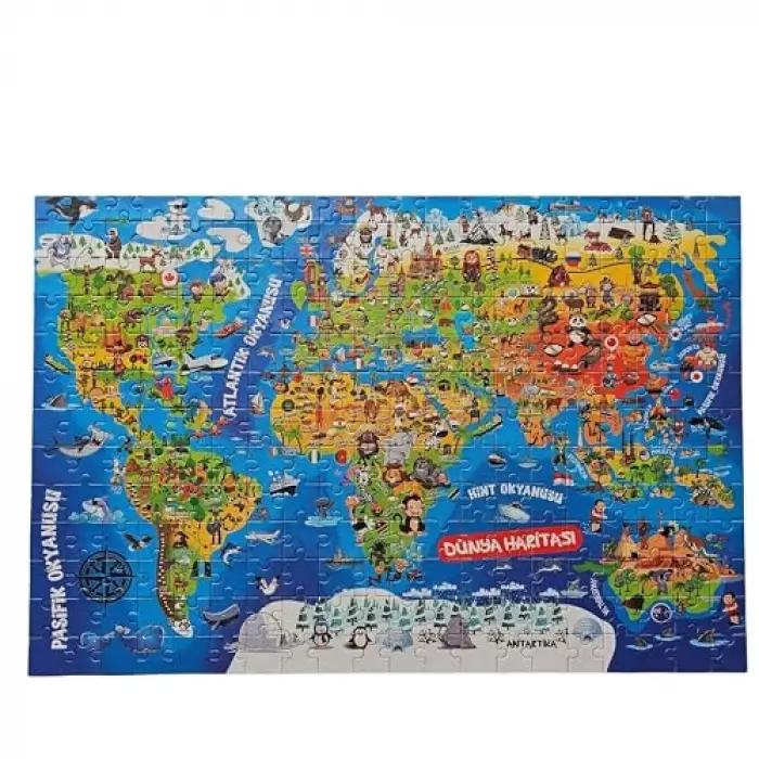 Dünya Haritası Puzzle