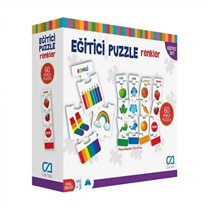 Dünyamiz Eğitici Puzzle