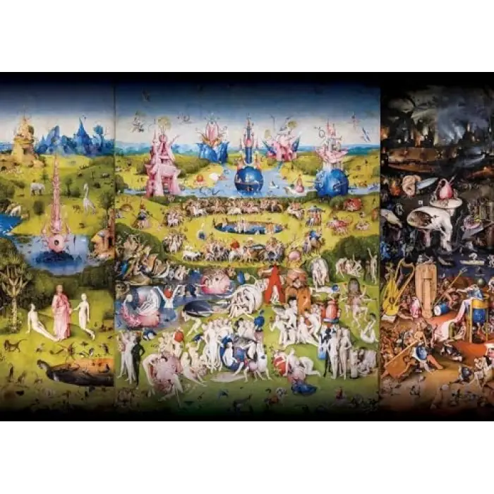 Dünyevi Zevkler Bahçesi, Hieronymus Bosch 2000 Parça Puzzle
