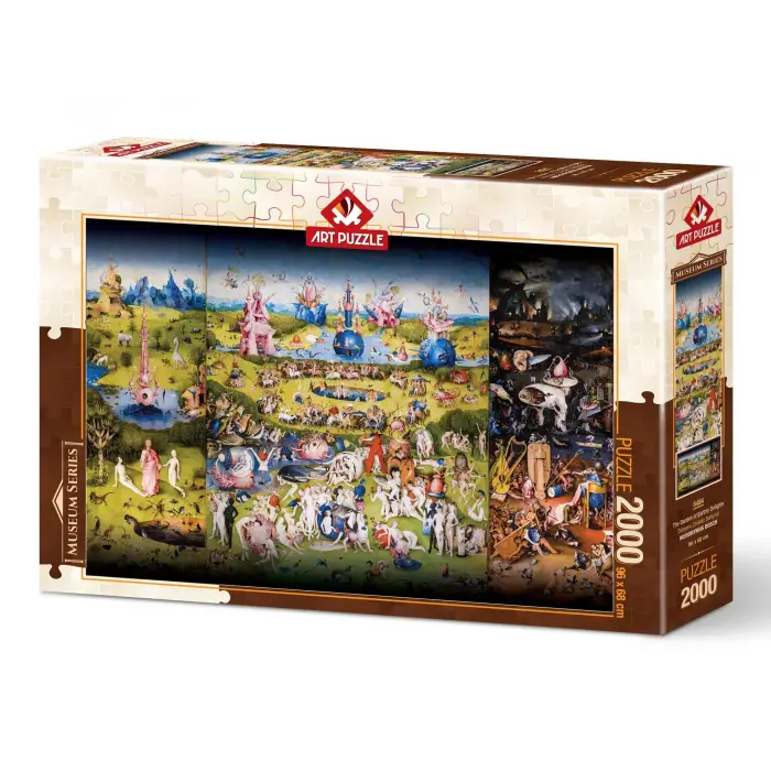 Dünyevi Zevkler Bahçesi, Hieronymus Bosch 2000 Parça Puzzle