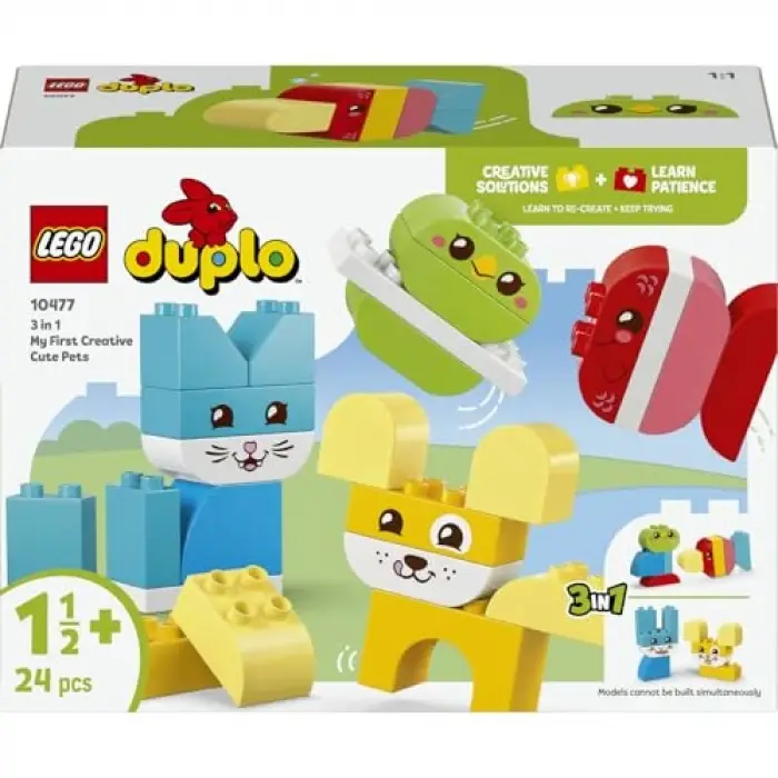 Duplo İlk 3ü 1 Arada Yaratıcı Sevimli Hayvanlar 10477
