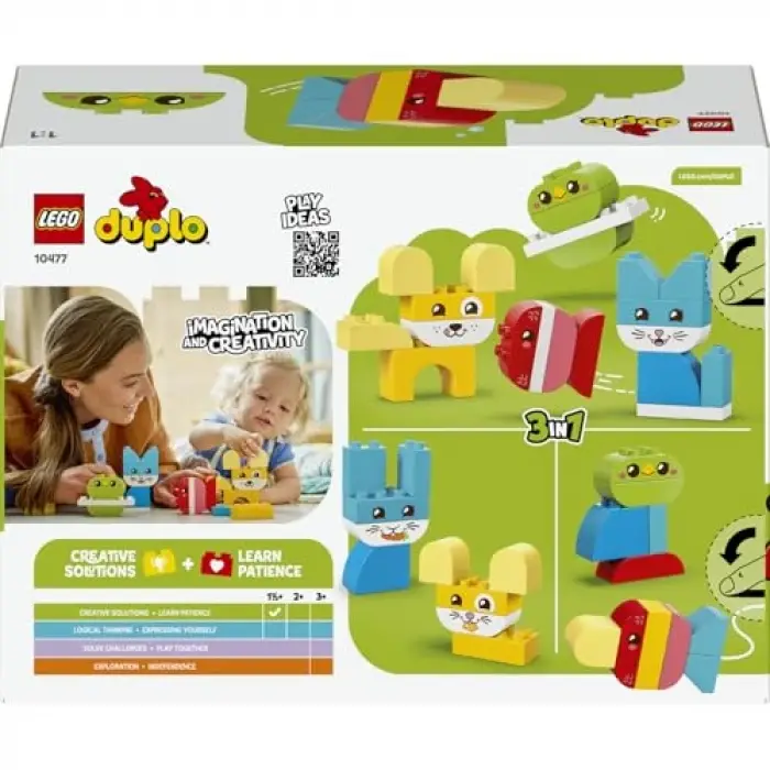 Duplo İlk 3ü 1 Arada Yaratıcı Sevimli Hayvanlar 10477