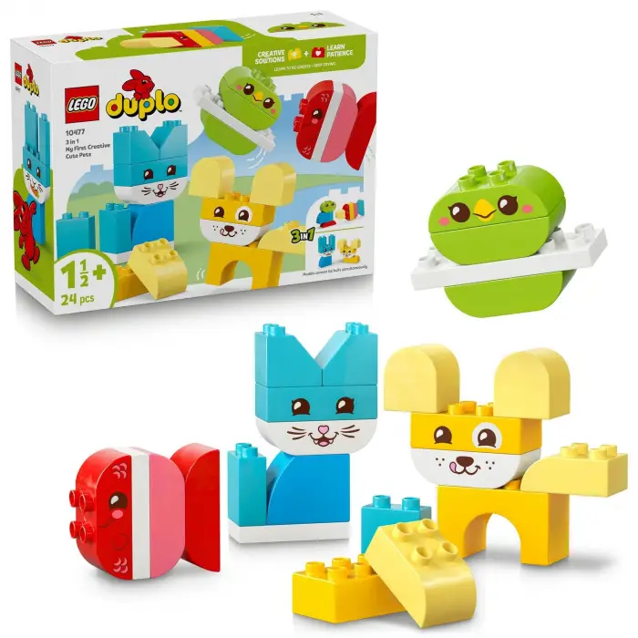 Duplo İlk 3ü 1 Arada Yaratıcı Sevimli Hayvanlar 10477
