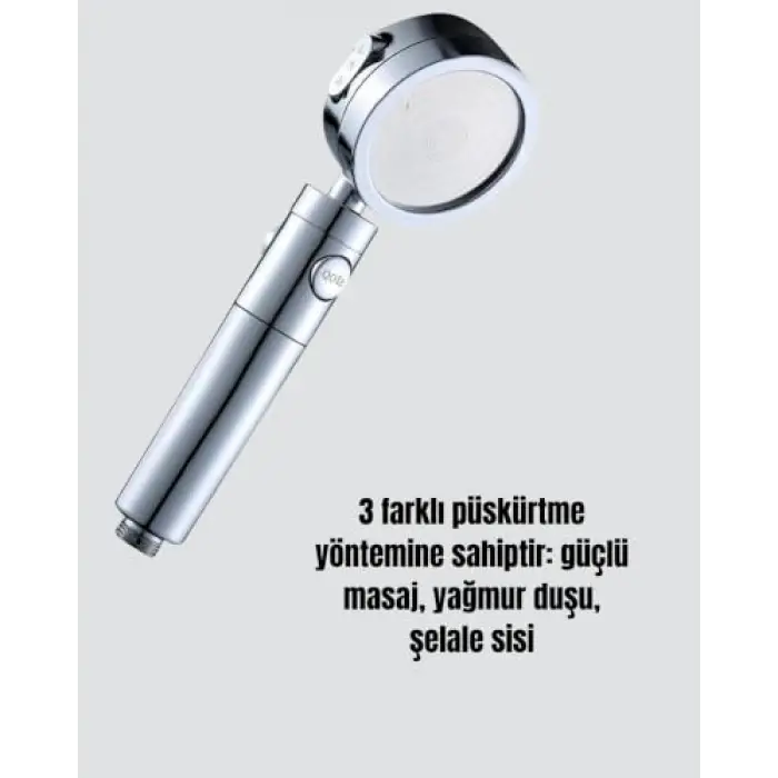 Duş Başlığı, Masaj ve Yağmur Modlu Su Tasarruflu