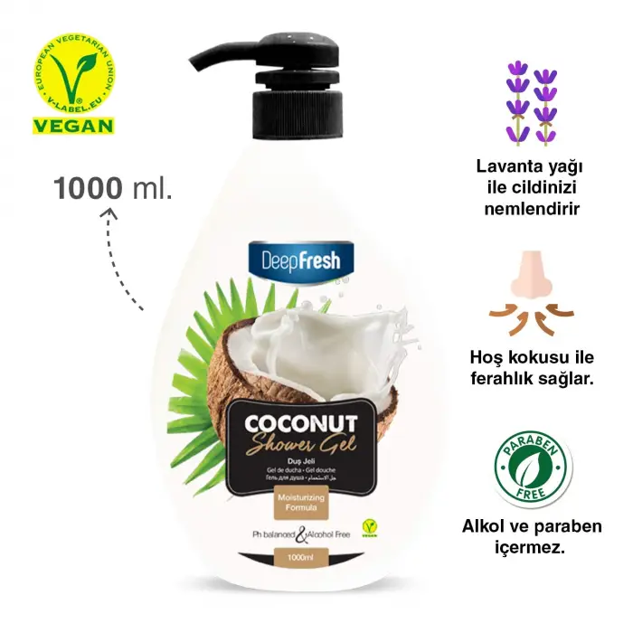 Duş Jeli Coconut (1 L)