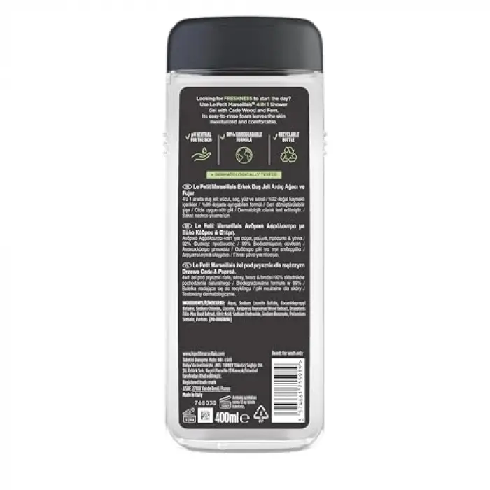 Duş Jeli Men Serisi Ardıç Ağacı ve Füjer 400 ml