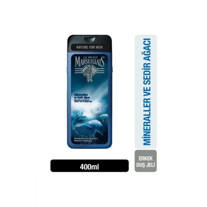 duş jeli men serisi mineral ve sedir ağacı (400 ml)
