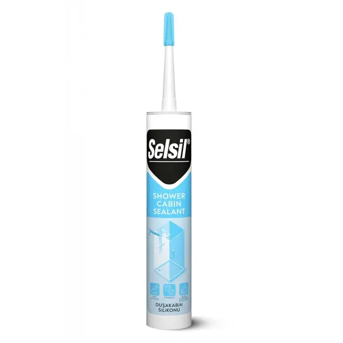 Duşakabin Silikonu, Şeffaf, 310 Ml