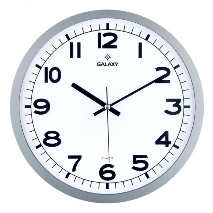 DUVAR SAATİ -METAL KORDON GRİ