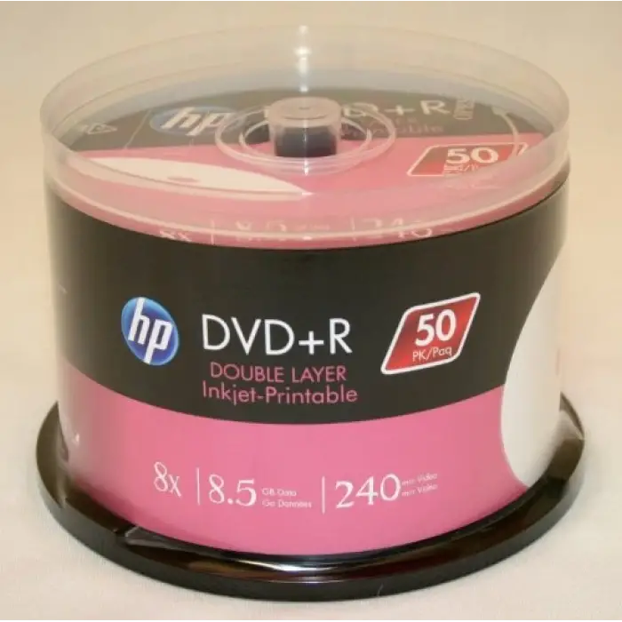 Dvd+R DL 8.5G Printable 50 Cakebox