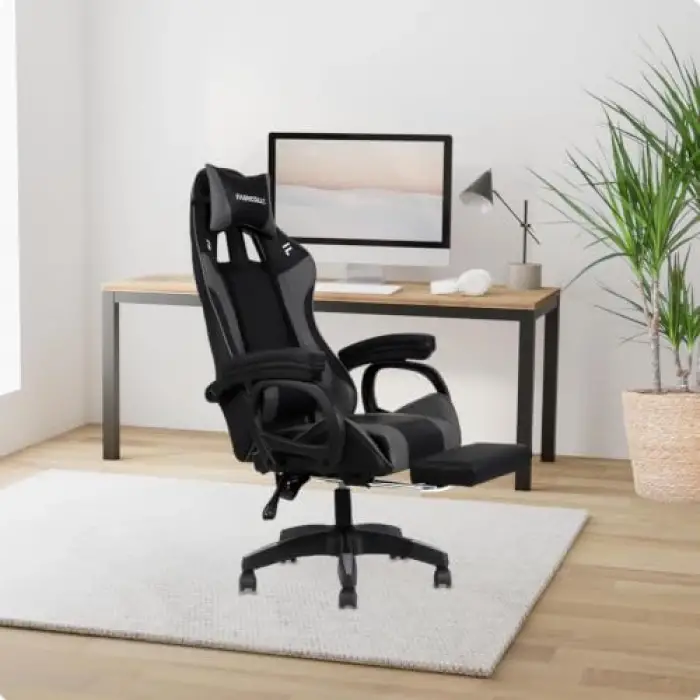 Dynamic Grey Masajlı Oyuncu Koltuğu