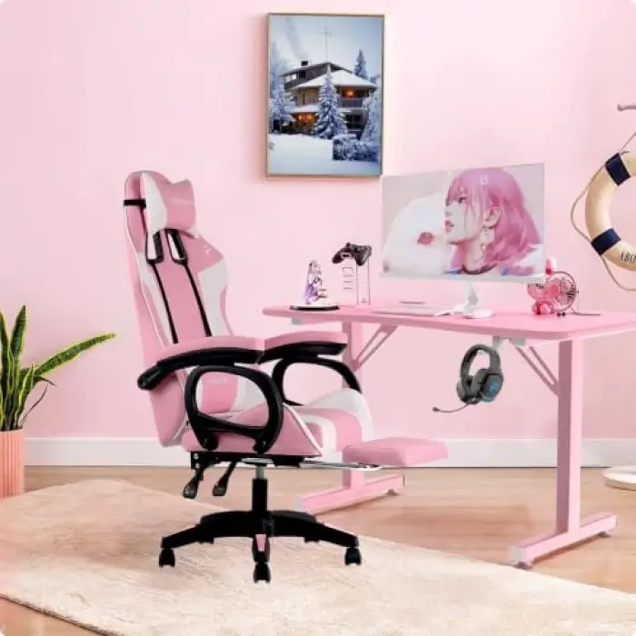 Dynamic Pink Masajlı Oyuncu Koltuğu