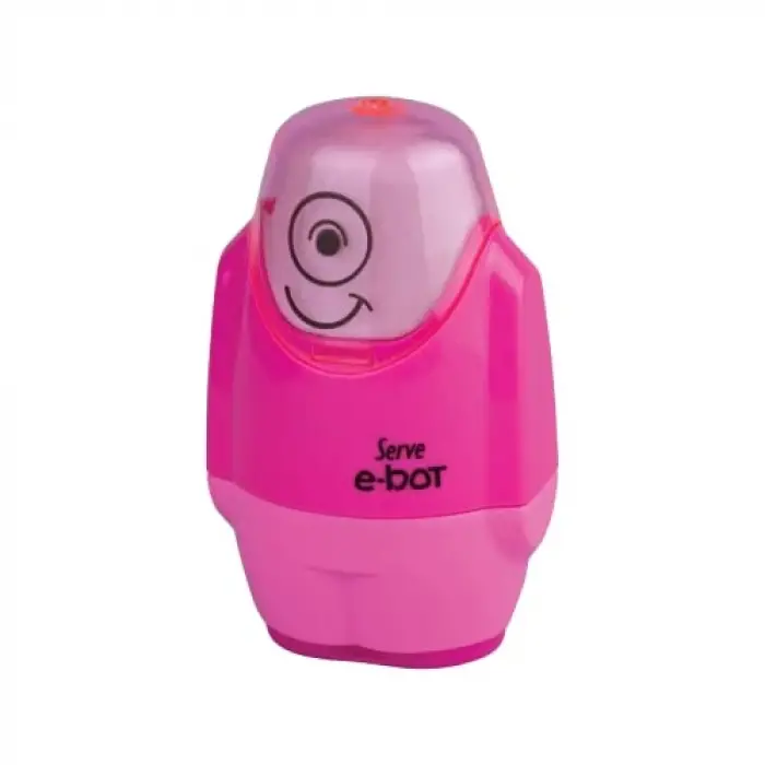 E-BOT SİLGİLİ KALEMTIRAŞ FOSFORLU PEMBE 4LU SET