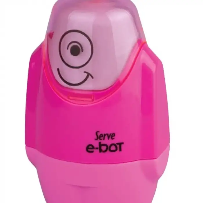 E-BOT SİLGİLİ KALEMTIRAŞ FOSFORLU PEMBE 4LU SET